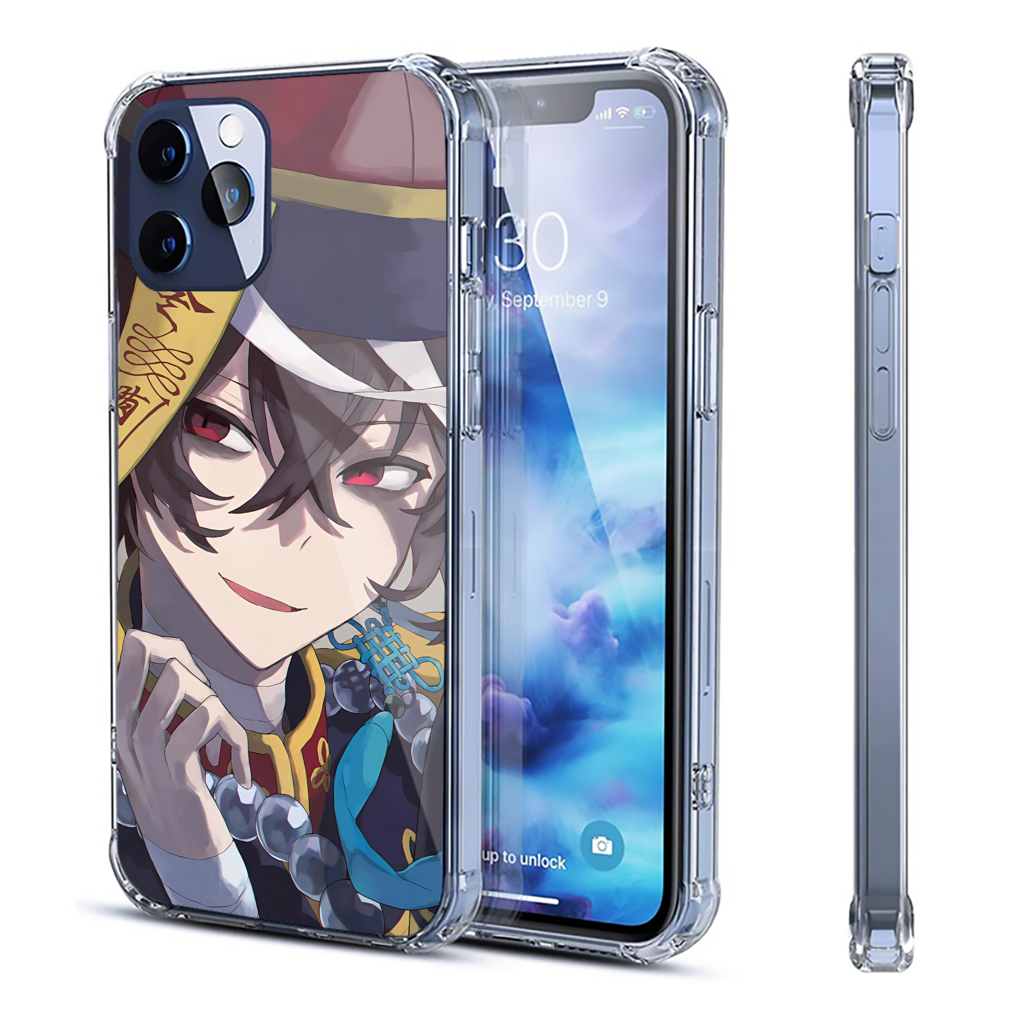 （画像用） 文豪ストレイドッグス Bungo Stray Dogs 【iPhone 12シリーズ対応】透明スマホケース（クリアソフトケース）